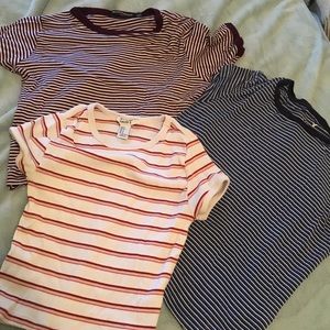 Striped shirts!